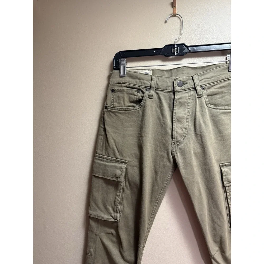 Polo Ralph Lauren Cargo Pants Olive Green 29x30 Stretch Utility Y2K